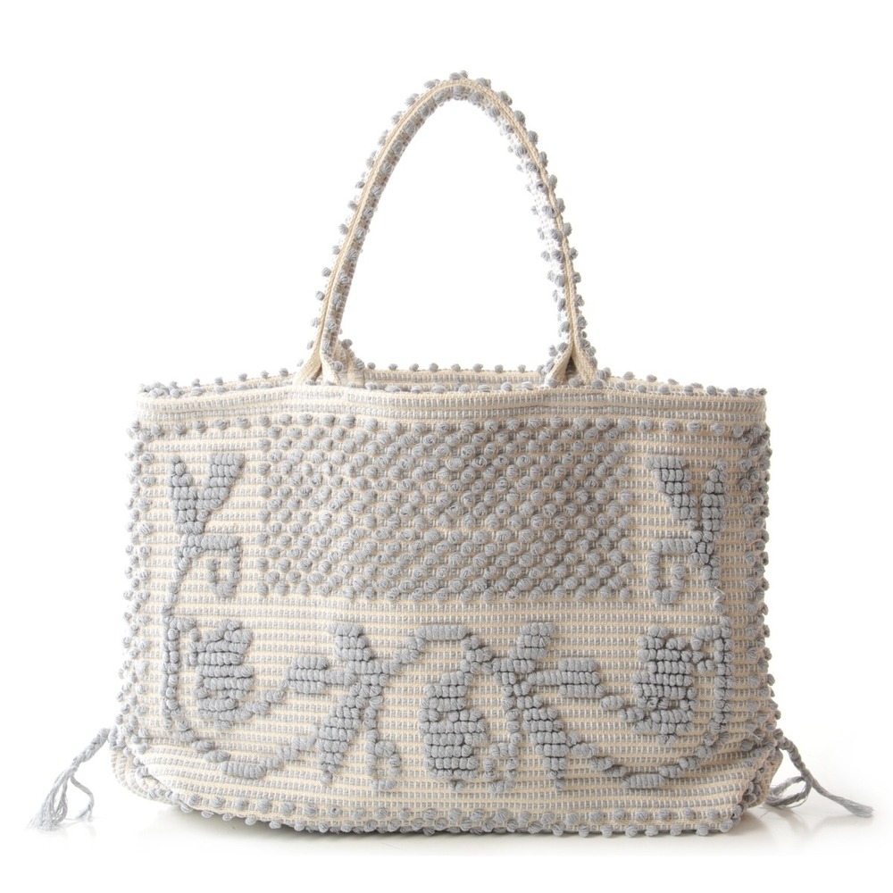 Antonello Tedde‎ Luxury Eco Conscious Fashion Handcrafted Cotton Tote Bag